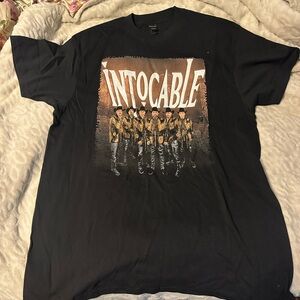 Intocable Black Bootleg Tour T-Shirt